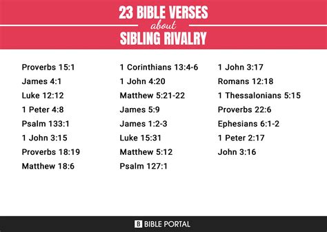 sibling rivalry in the bible|bible verses for sibling relationships.